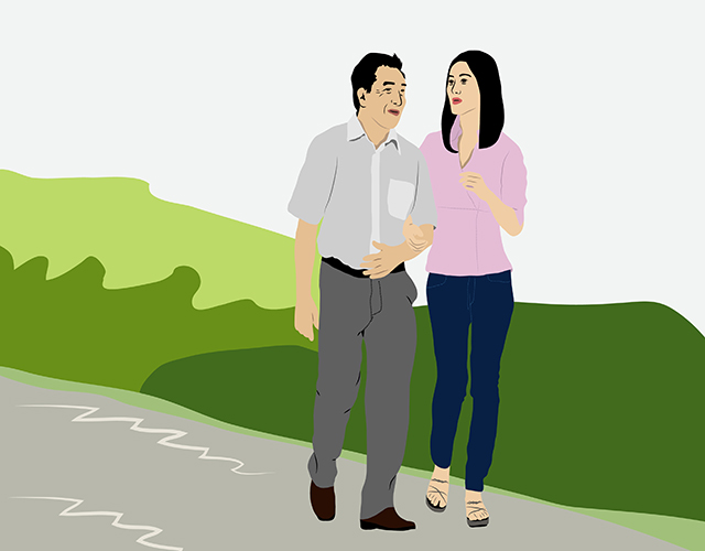 攙扶、父女、健康-康興醫(yī)療器械官網(wǎng)